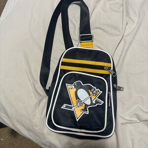 Black and Yellow Sling Bag